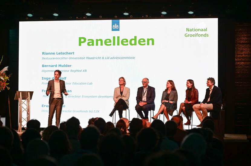 Bijeenkomst Nationaal Groeifonds 2022 panel